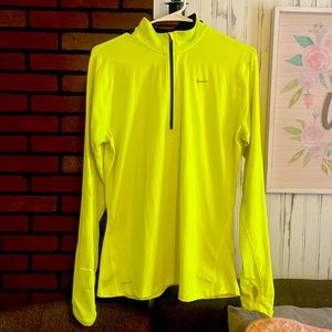 Nike Women's Long Sleeve Top - Bright Yellow